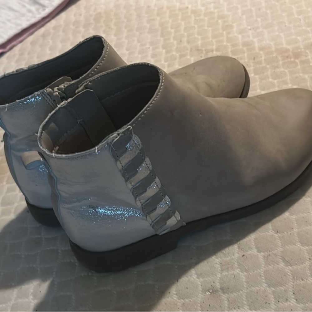 Stylish Gray Ankle Boots
